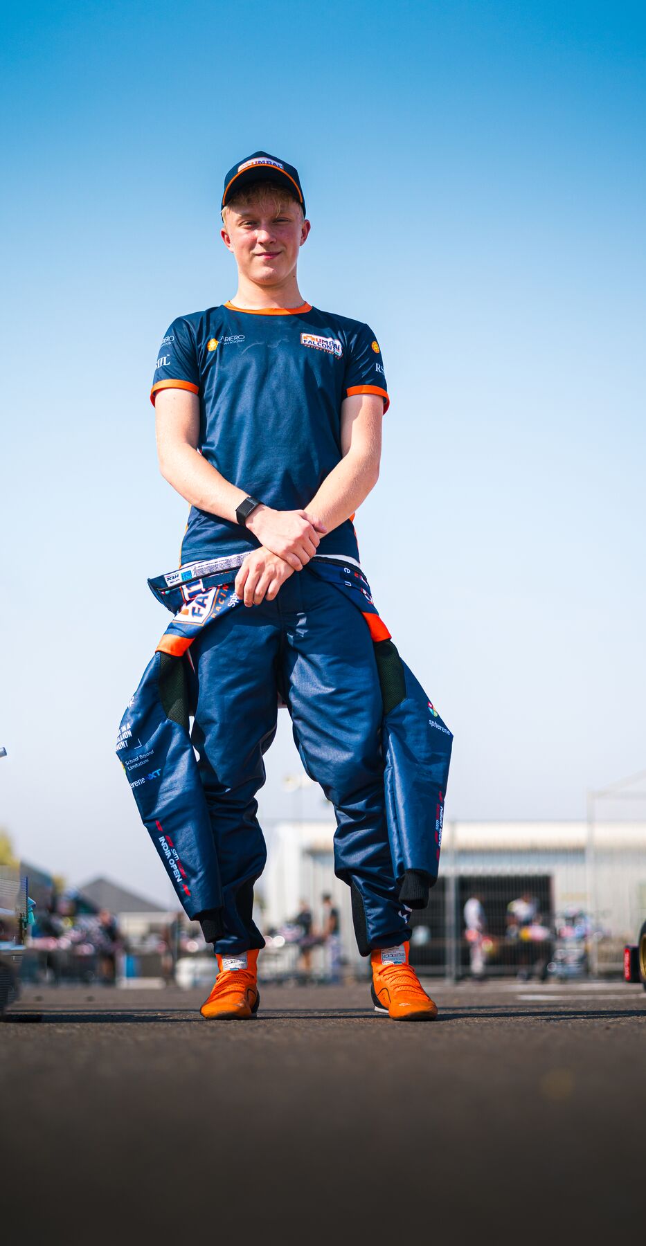 Damian Knorr portrait in the paddock, Al Ain Raceway