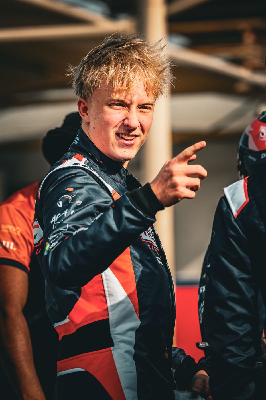 Damian Knorr in the paddock, DAMC Round 1